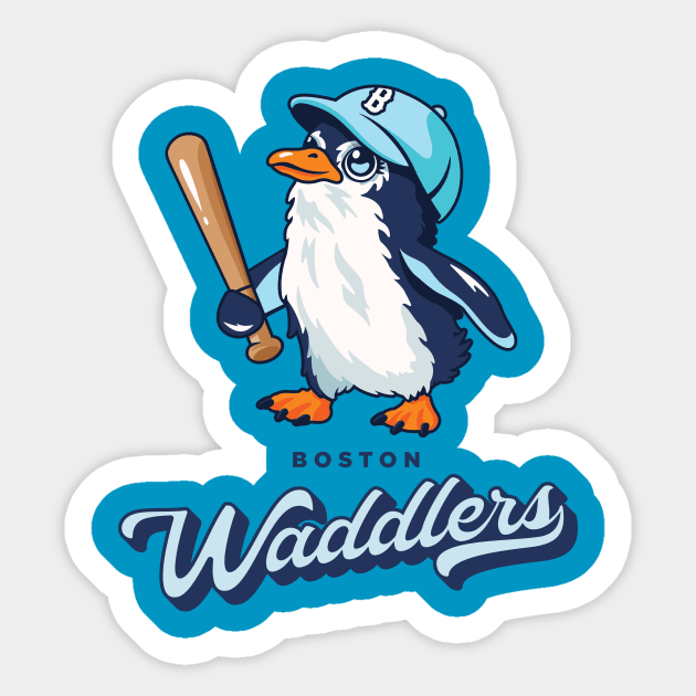 Boston Waddlers Sticker by Hey Riddle Riddle